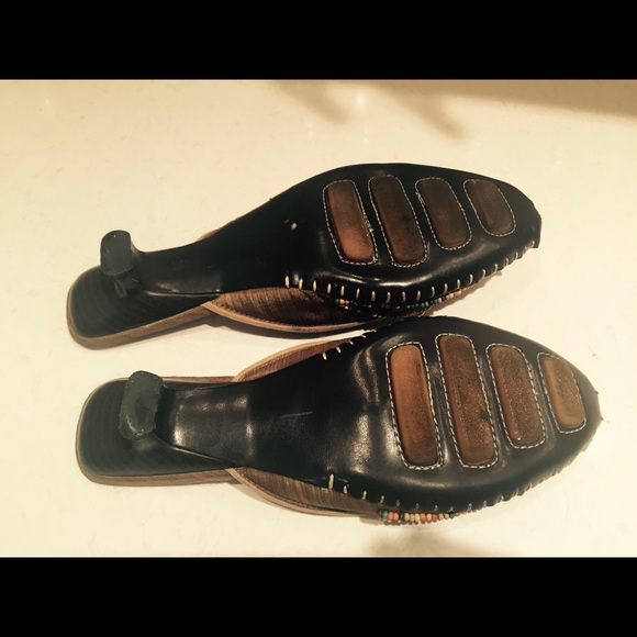 Matisse Retro slippers on beaded low heal - Picture 5 of 5